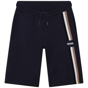 Hugo Boss Navy Sweat Shorts