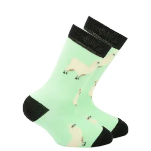 Kid's Llama Crew Socks