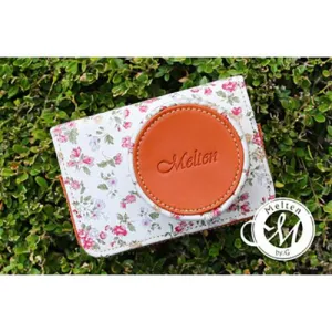 Melten Mirrorless Camera Leather Full Case - White Flower